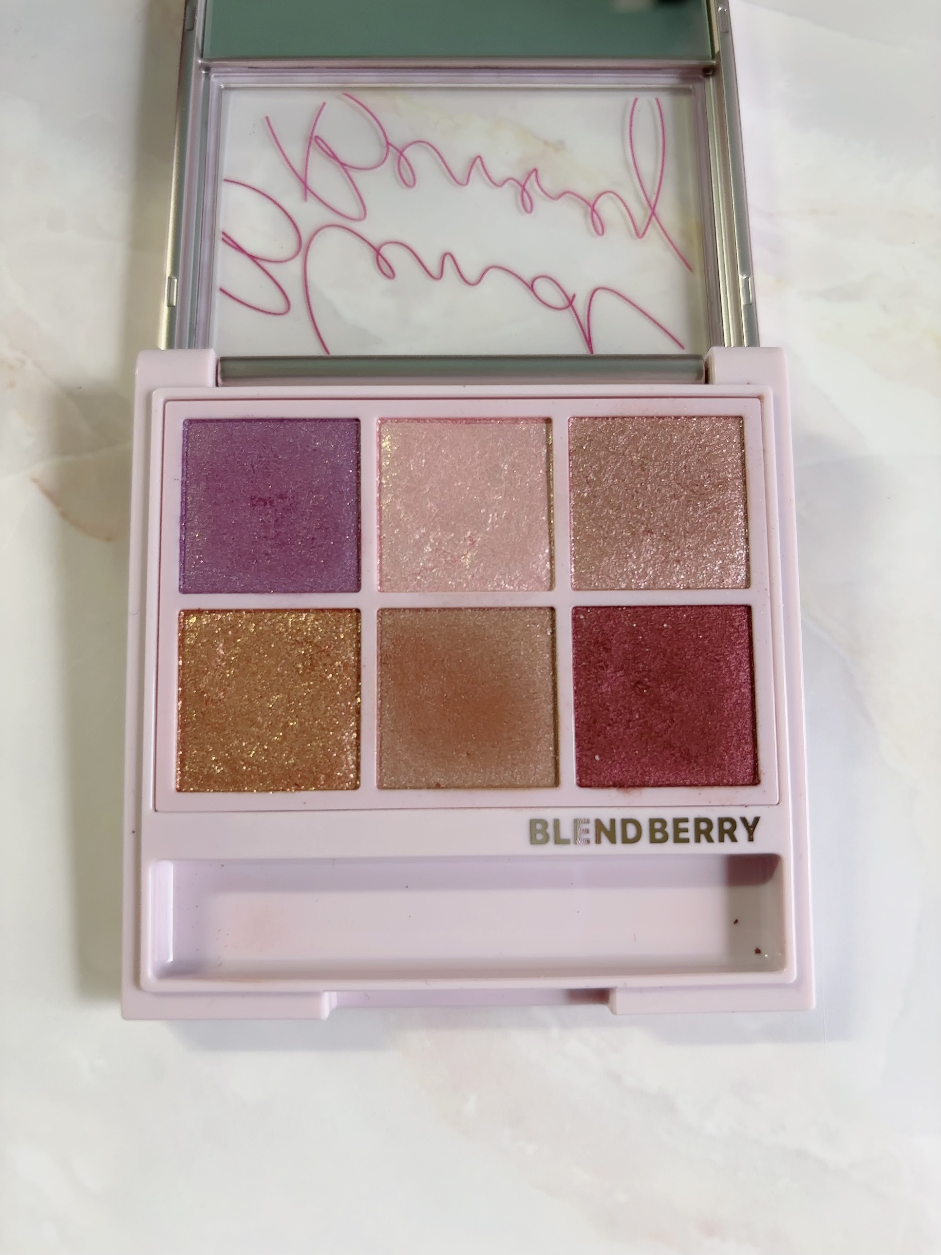 オーラクリエイション/BLEND BERRY/アイシャドウパレットを使ったクチコミ（3枚目）