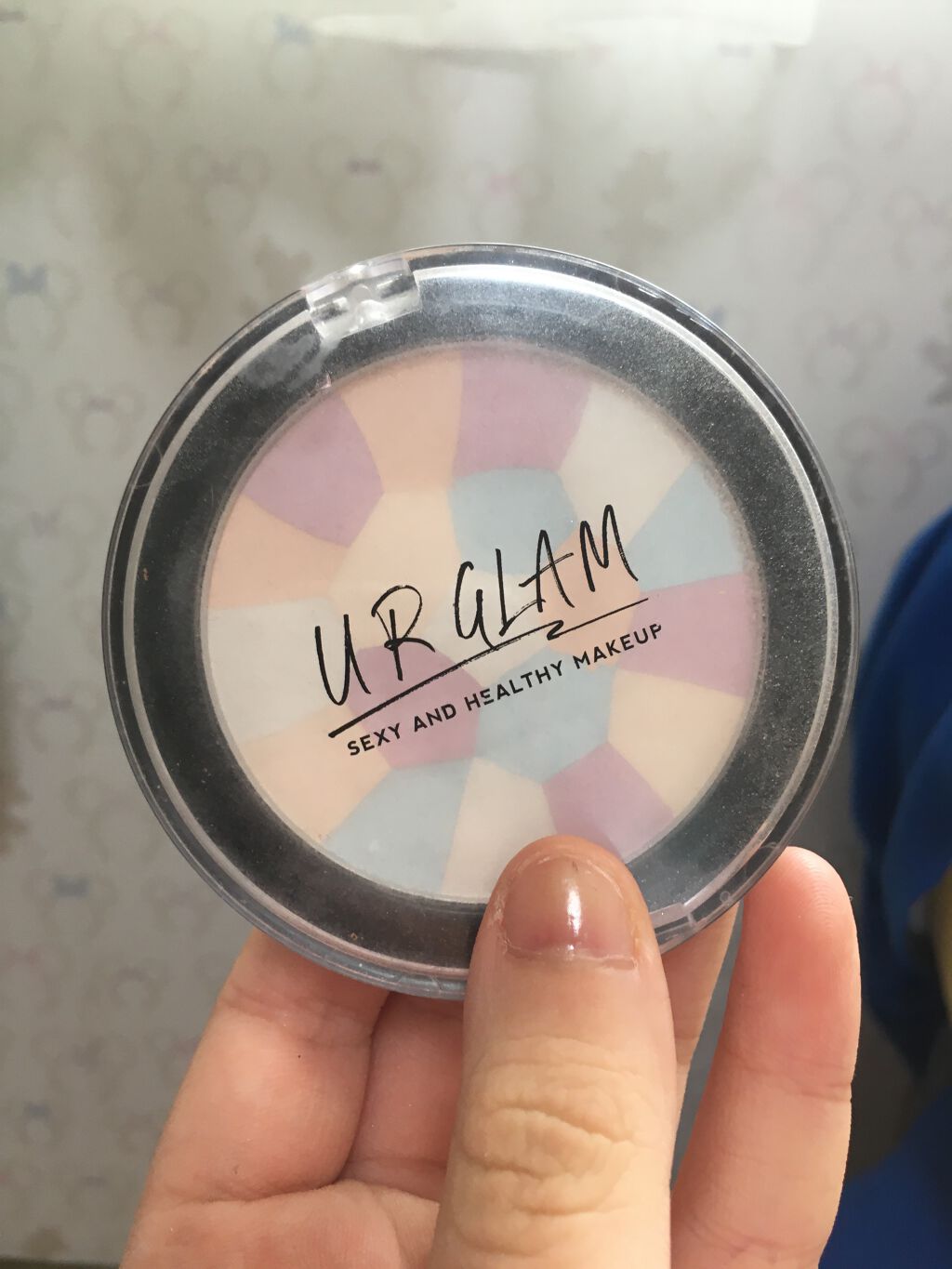 UR GLAM　MARBLE FACE POWDER/U R GLAM/プレストパウダーを使ったクチコミ（2枚目）