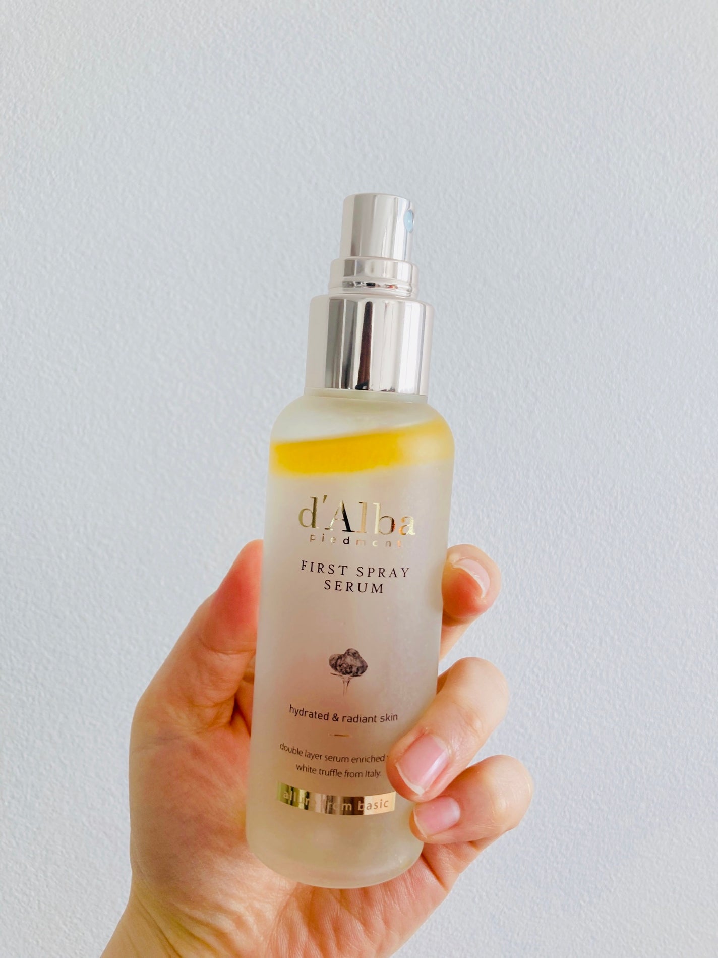ダルバ ホワイトトリュフファーストスプレーセラム/ダルバ/ミスト状化粧水を使ったクチコミ(3枚目)