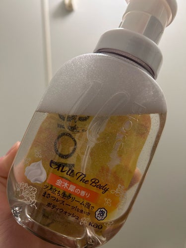 ザ ボディ 泡タイプ ボディウォッシュ 金木犀の香り 本体 540ml/ビオレu/ボディソープを使ったクチコミ（1枚目）