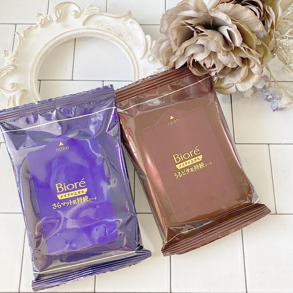 ビオレ メイク持続シート さらマット肌/ビオレ/フェイスシートを使ったクチコミ（2枚目）