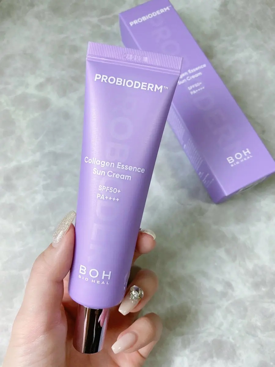 バイオヒールボ プロバイオダーム™ コラーゲン エッセンス サンクリーム/BIOHEAL BOH/日焼け止めローションを使ったクチコミ（1枚目）