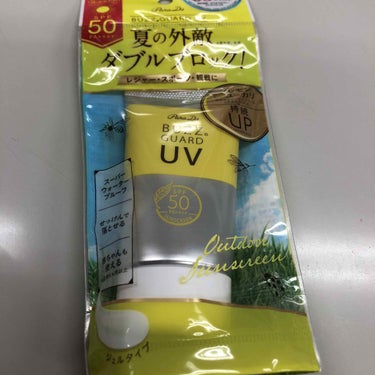 今回はコチラ‼️
　　「バズ ガードUV N」

日焼け止めを買い忘れてしまい💦
　急遽セブンイレブンへ🏃‍♀️💨

・40g→711円(税込)    量に対して少し高いのー(T ^ T)

・SPF5