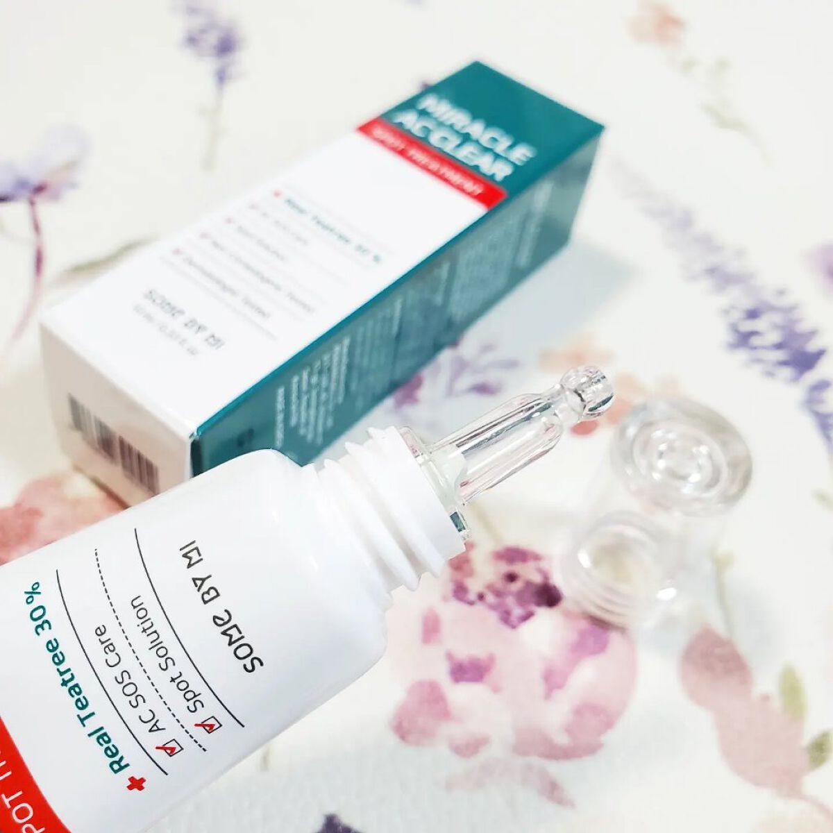 ミラクルアクネクリアスポットトリートメント/SOME BY MI/美容液を使ったクチコミ（2枚目）