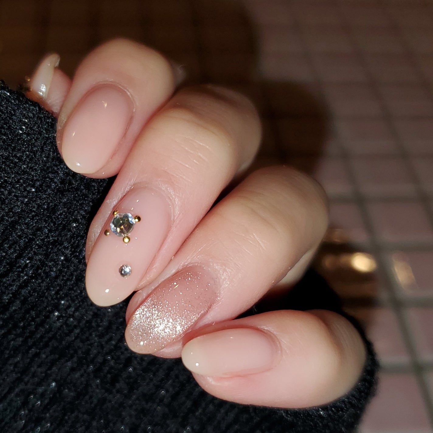 ジェルネイル(ライト対応)/セリア/ジェルネイルを使ったクチコミ(5枚目)