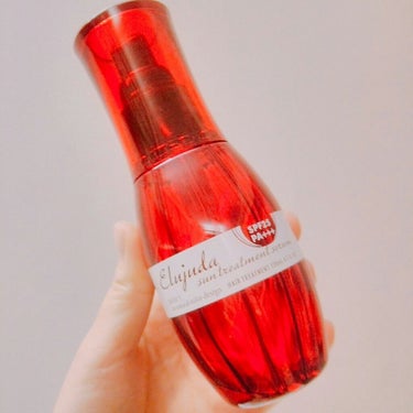 Elujuda limber setum red (エルジューダ リンバーセラム 赤) 120ml ￥2800(税抜)

ミルボンから出ているヘアトリートメント兼頭皮用日焼け止めです。
友人に余りを頂き