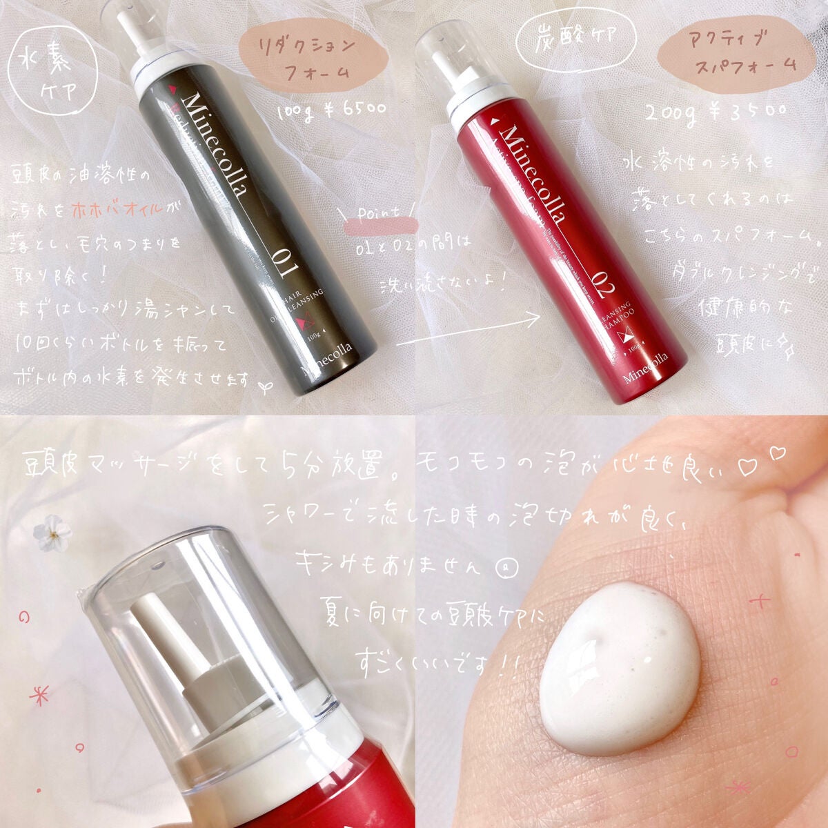 ミネコラ パーフェクト3/Minecolla/市販シャンプーを使ったクチコミ(2枚目)