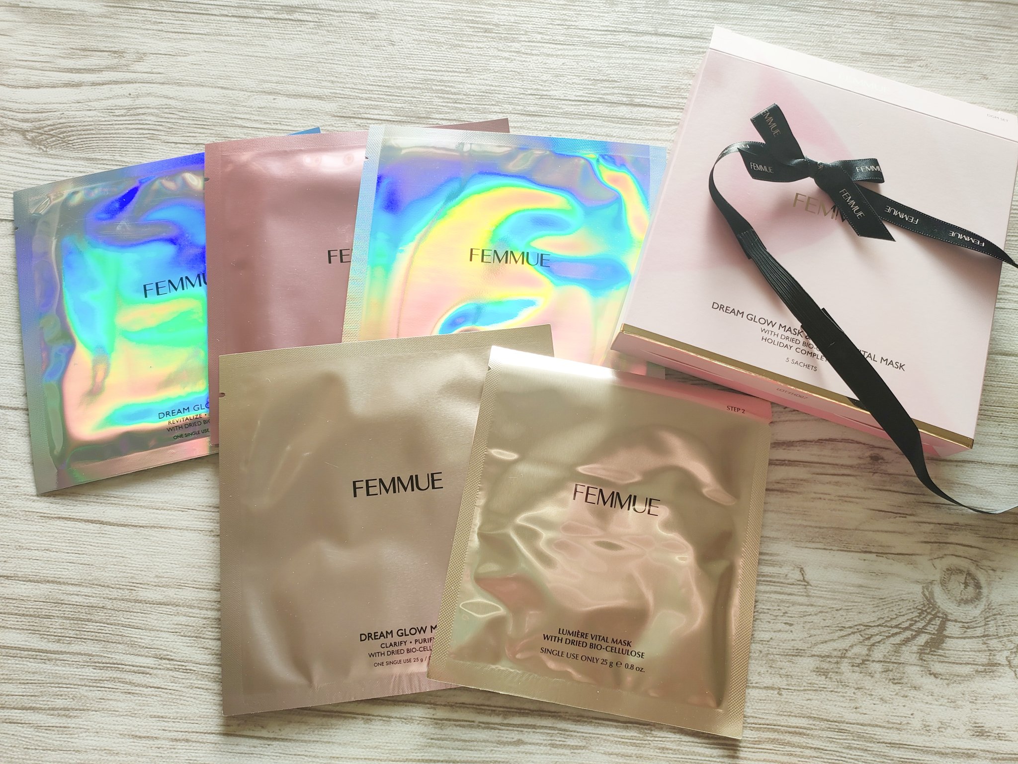 ドリームグロウマスクPF（ハリ・エイジングケア）/FEMMUE/シートマスク・パックを使ったクチコミ（1枚目）
