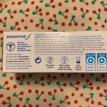 瑠華 on LIPS 「Sensodyneの歯磨き粉です。🤍味ほとんどない。🤍ホワイト..」（3枚目）