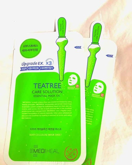 ティーツリーケアソリューション アンプルマスクJEX/MEDIHEAL/シートマスク・パックを使ったクチコミ(1枚目)