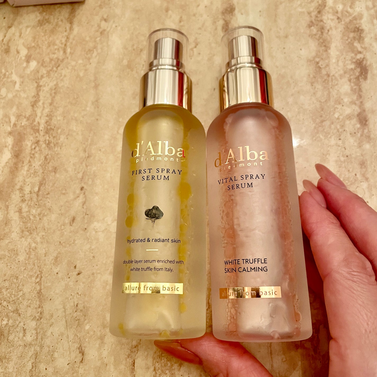 ダルバ ホワイトトリュフバイタルスプレーセラム/ダルバ/ミスト状化粧水を使ったクチコミ(1枚目)
