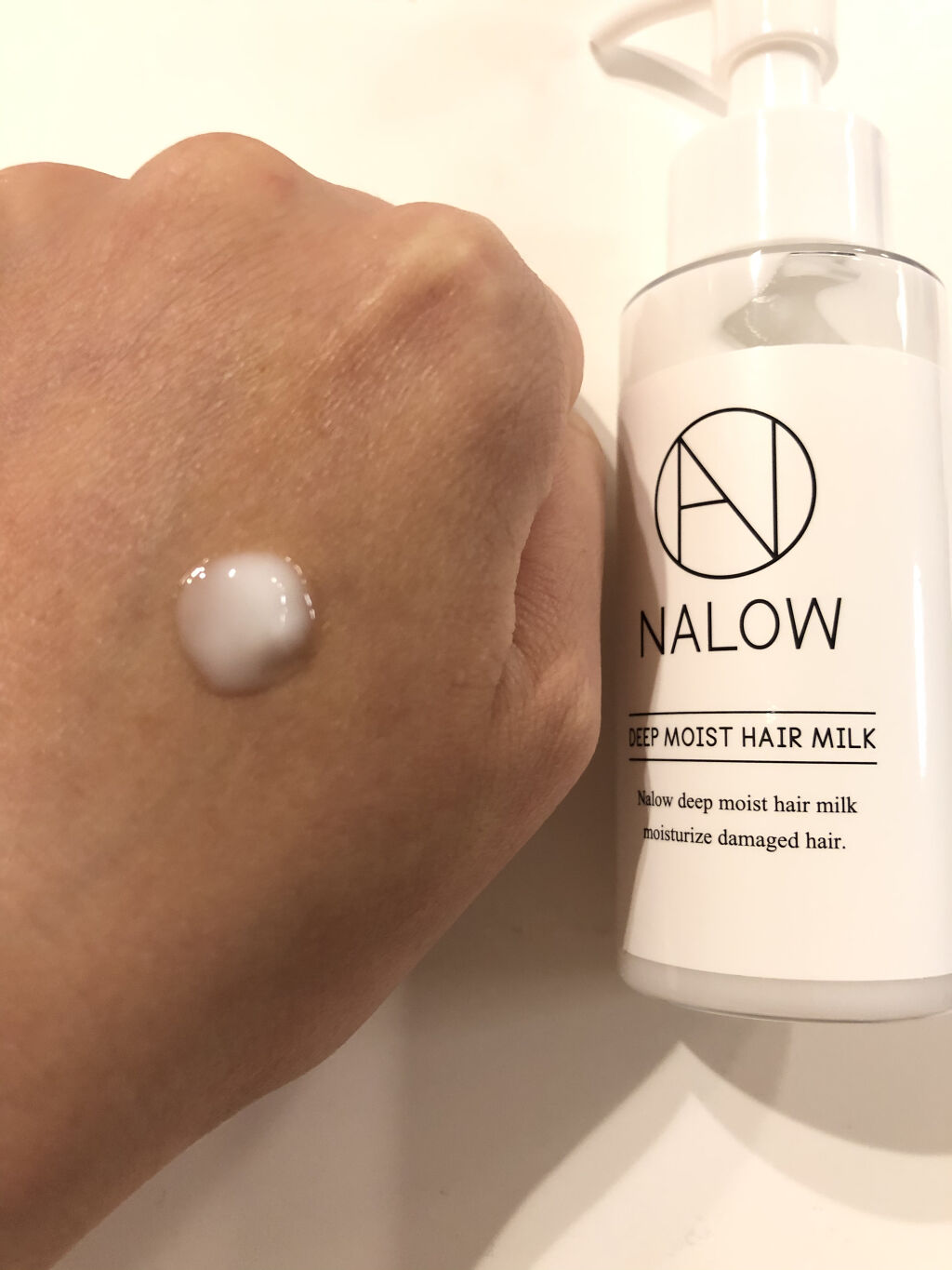 ナロウ ディープモイストヘアミルク/NALOW/ヘアミルクを使ったクチコミ（3枚目）