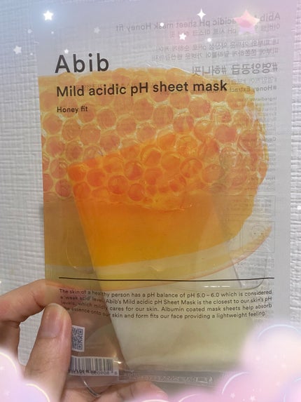 弱酸性pHシートマスク ハニーフィット/Abib /シートマスク・パックを使ったクチコミ(2枚目)