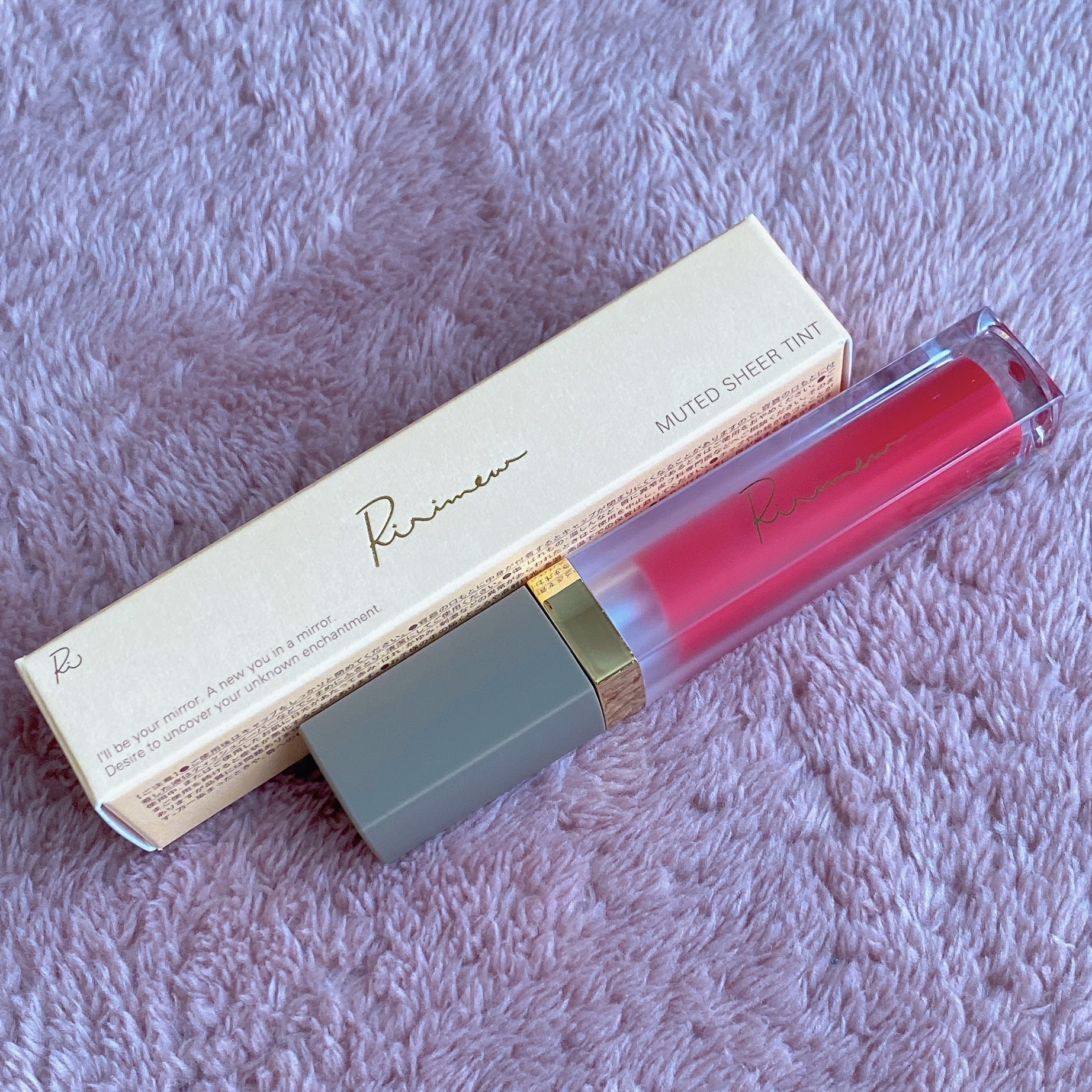ミューテッドシアーティント/Ririmew/リップティントを使ったクチコミ（2枚目）