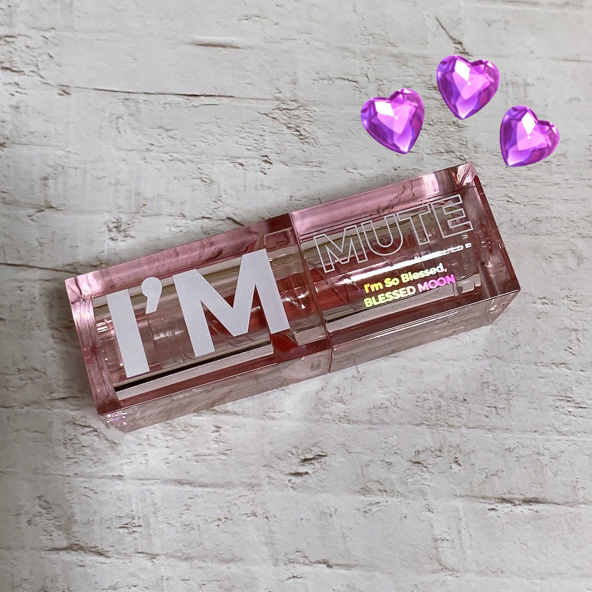 アイムミュートリップスティック/BLESSED MOON/口紅を使ったクチコミ(1枚目)