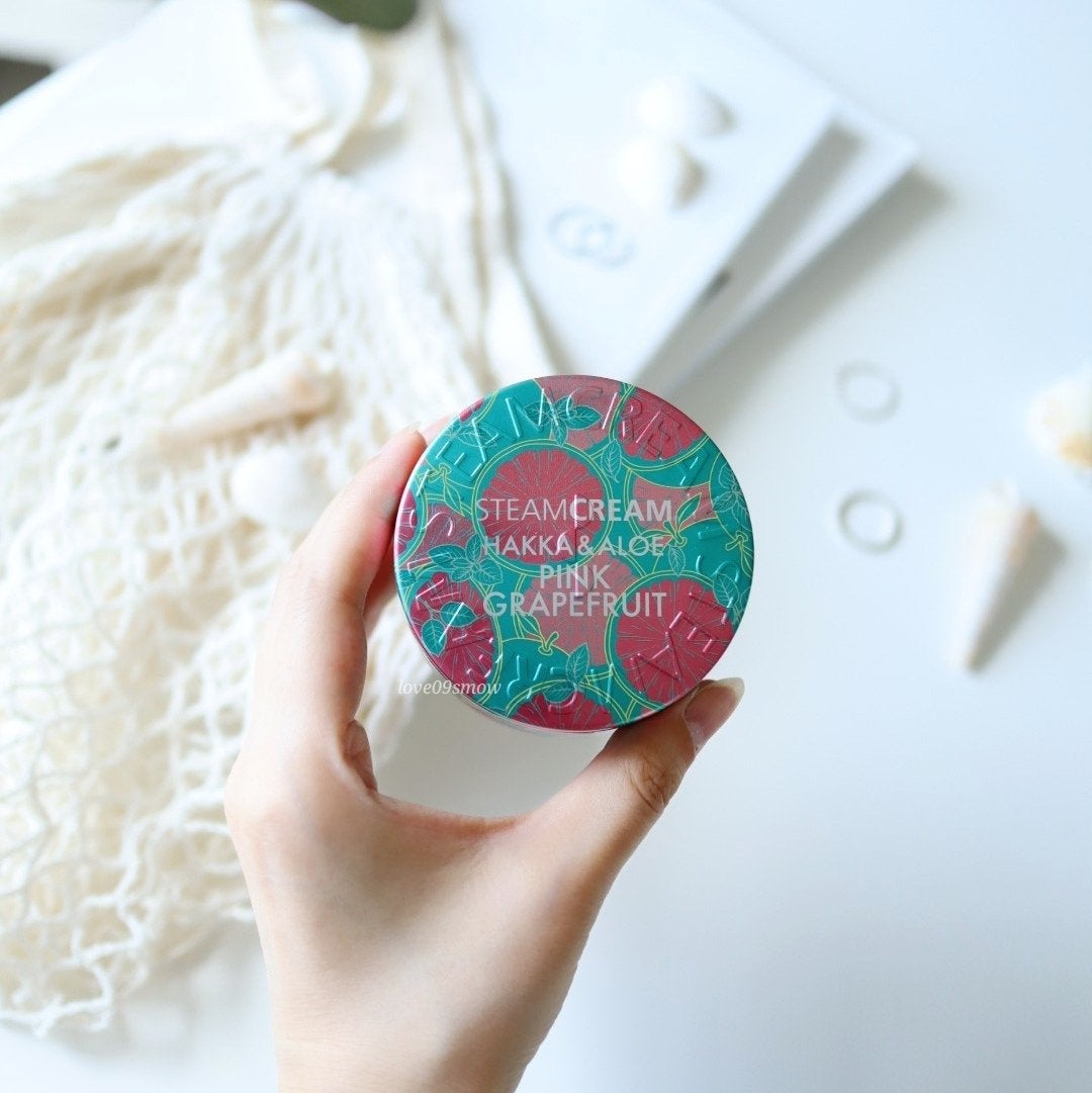 スチームクリーム ハッカ&アロエ ピンクグレープフルーツ/STEAMCREAM/フェイスクリームを使ったクチコミ(2枚目)