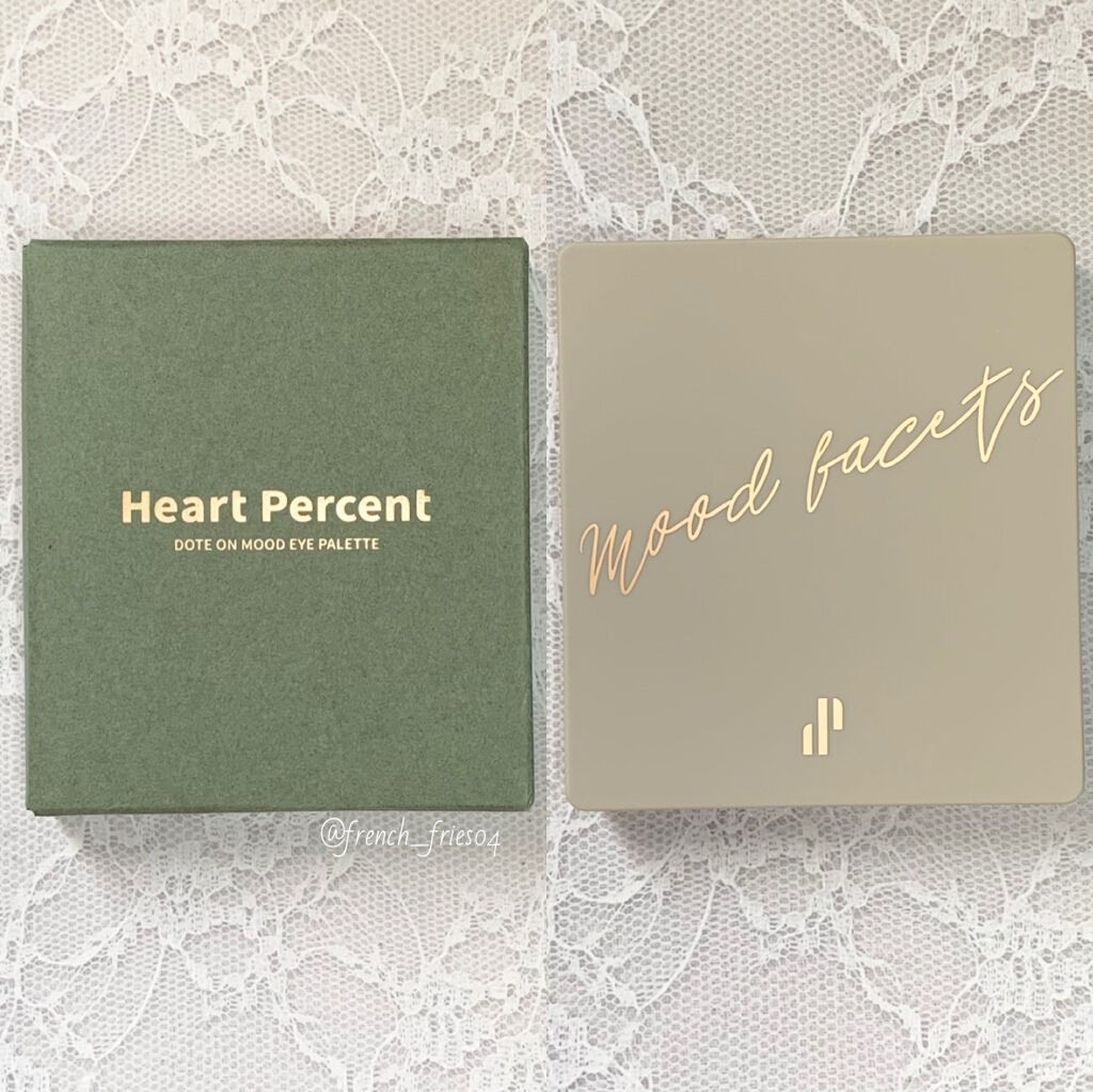 ドットオンムードアイパレット 02 ブラウンファセット/Heart Percent/アイシャドウパレットを使ったクチコミ（2枚目）