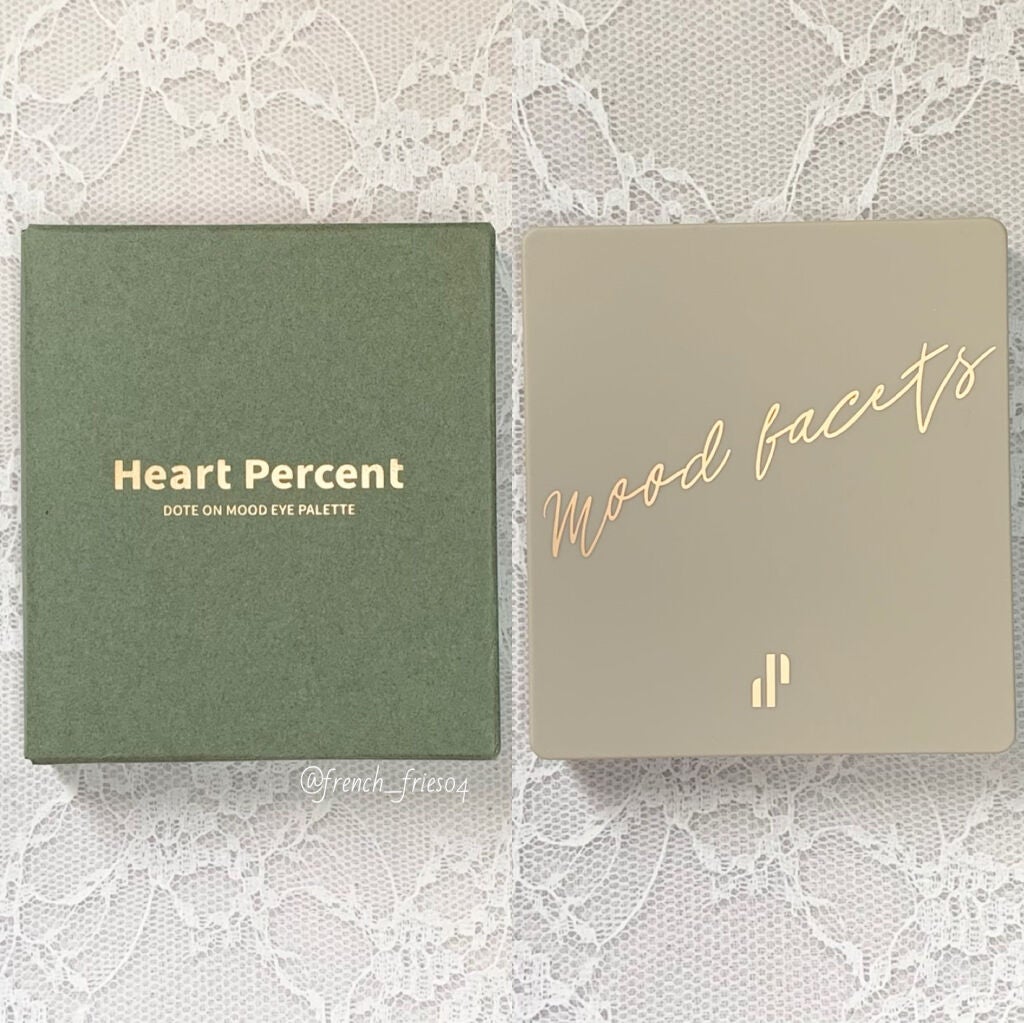 ドットオンムードアイパレット/Heart Percent/アイシャドウパレットを使ったクチコミ(2枚目)