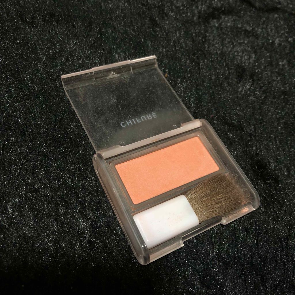 チーク カラー(ブラシ付)/ちふれ/パウダーチークを使ったクチコミ(1枚目)