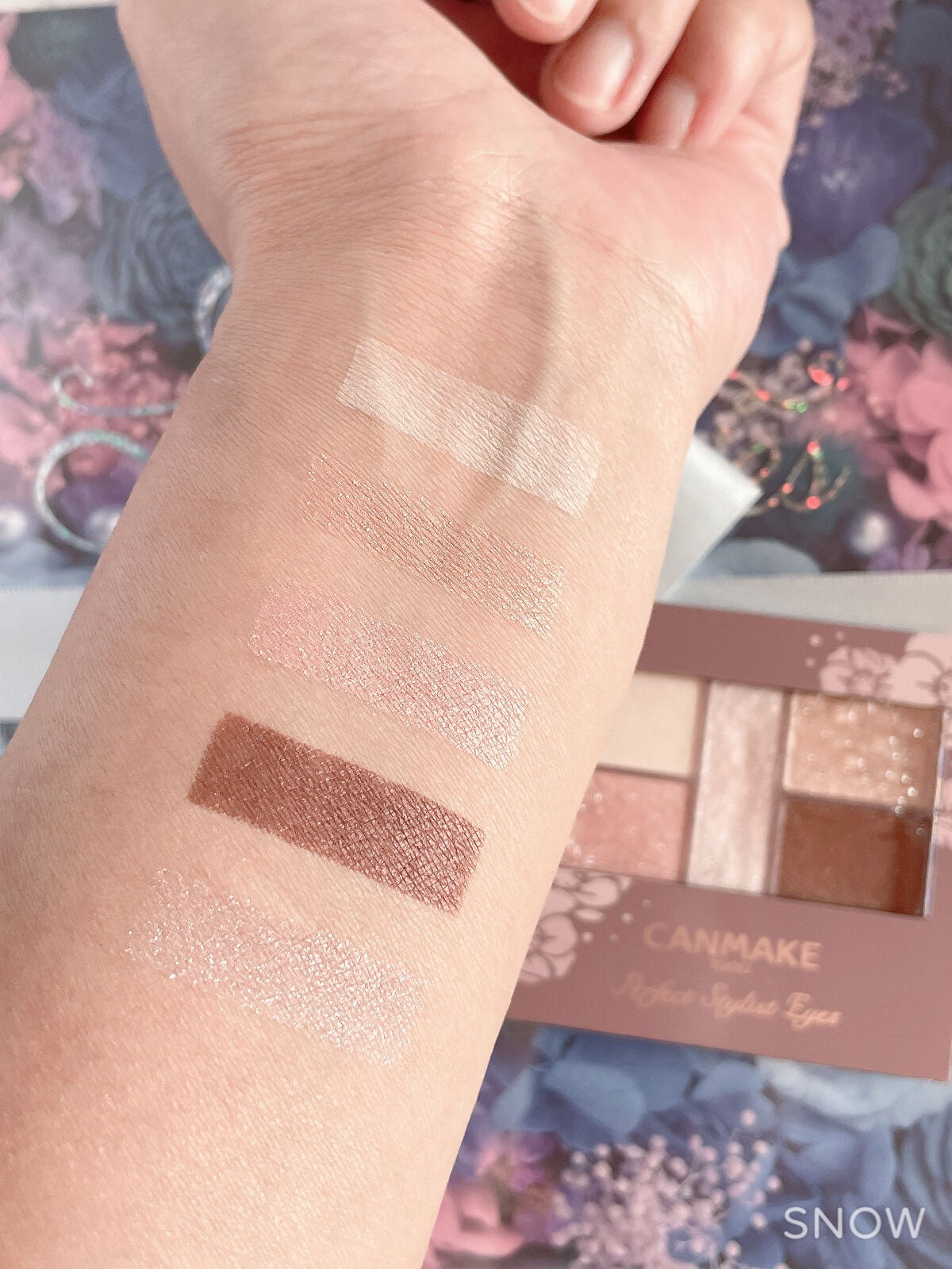 パーフェクトスタイリストアイズ/キャンメイク/アイシャドウパレットを使ったクチコミ(2枚目)