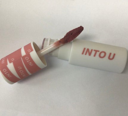 スーパーマットリップ&チークマッド/INTO U/口紅を使ったクチコミ(2枚目)