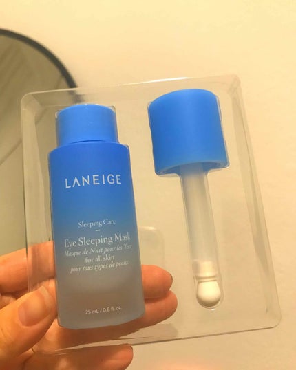 LANEIGE eye sleeping maskのクチコミ「LANEIGE🦋
Eye creamになるのかな?
韓国ブランドの化粧品を日本語で説明してい.....」(2枚目)