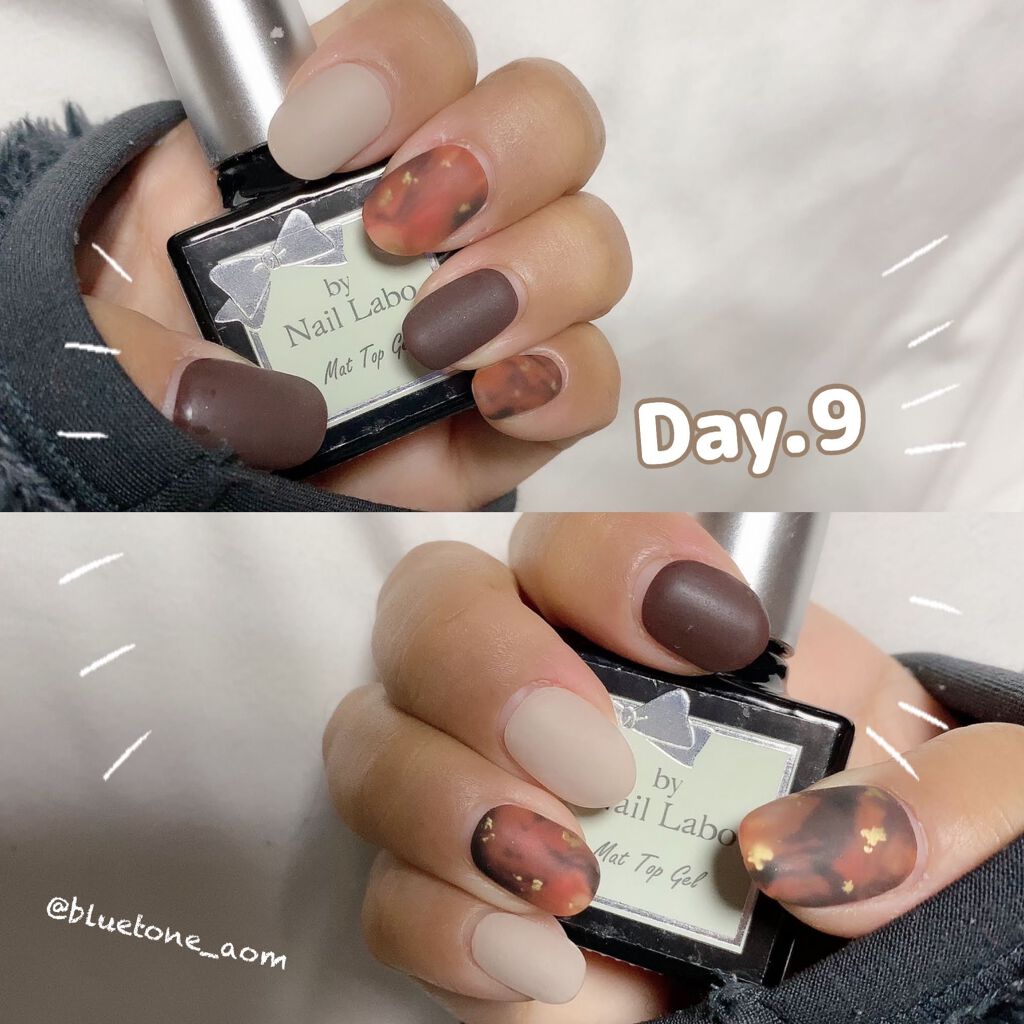 セミキュアジェルネイル(ハンド)/ohora/ネイルシールを使ったクチコミ(4枚目)