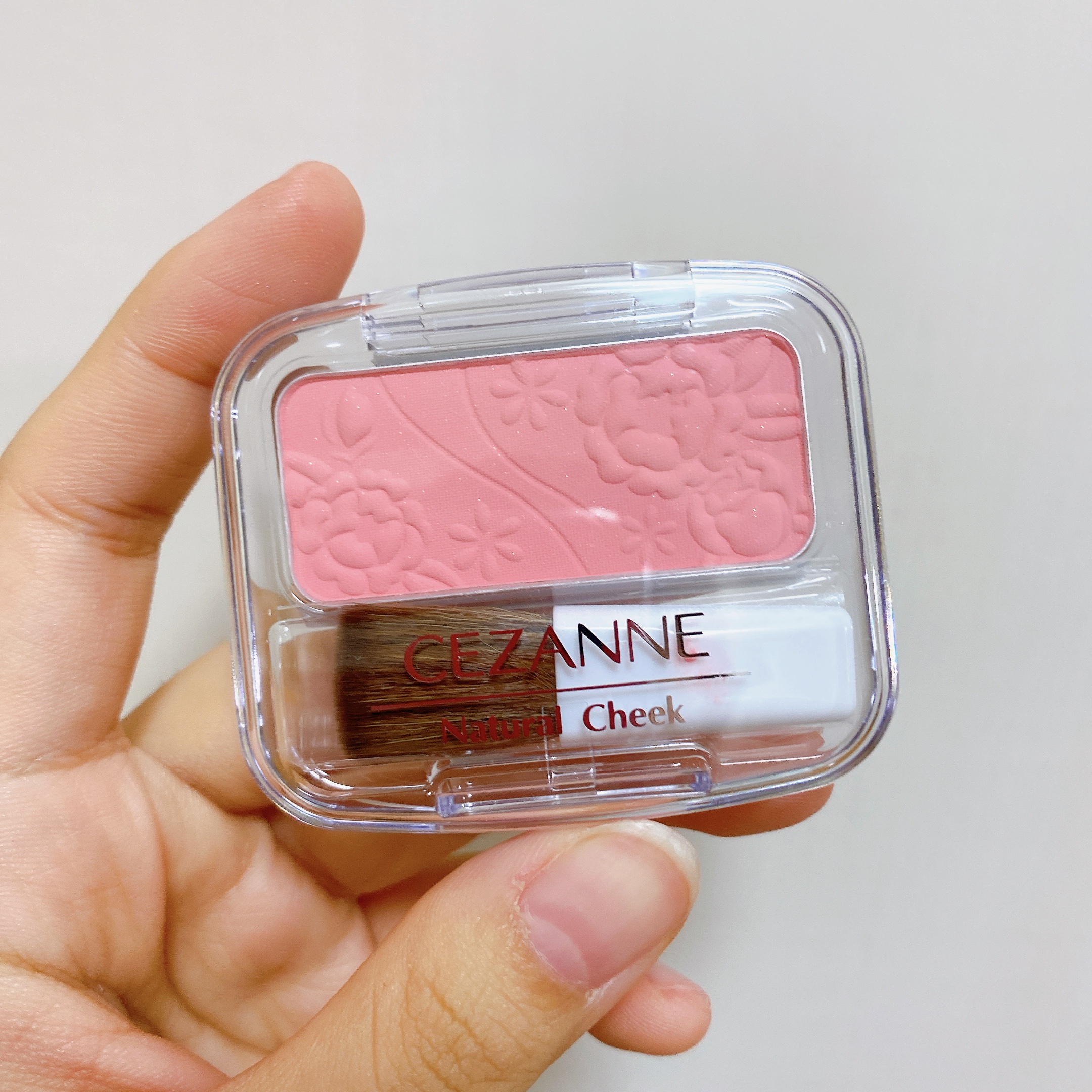 ナチュラル チークN 12 コーラルピンク/CEZANNE/パウダーチークを使ったクチコミ（1枚目）