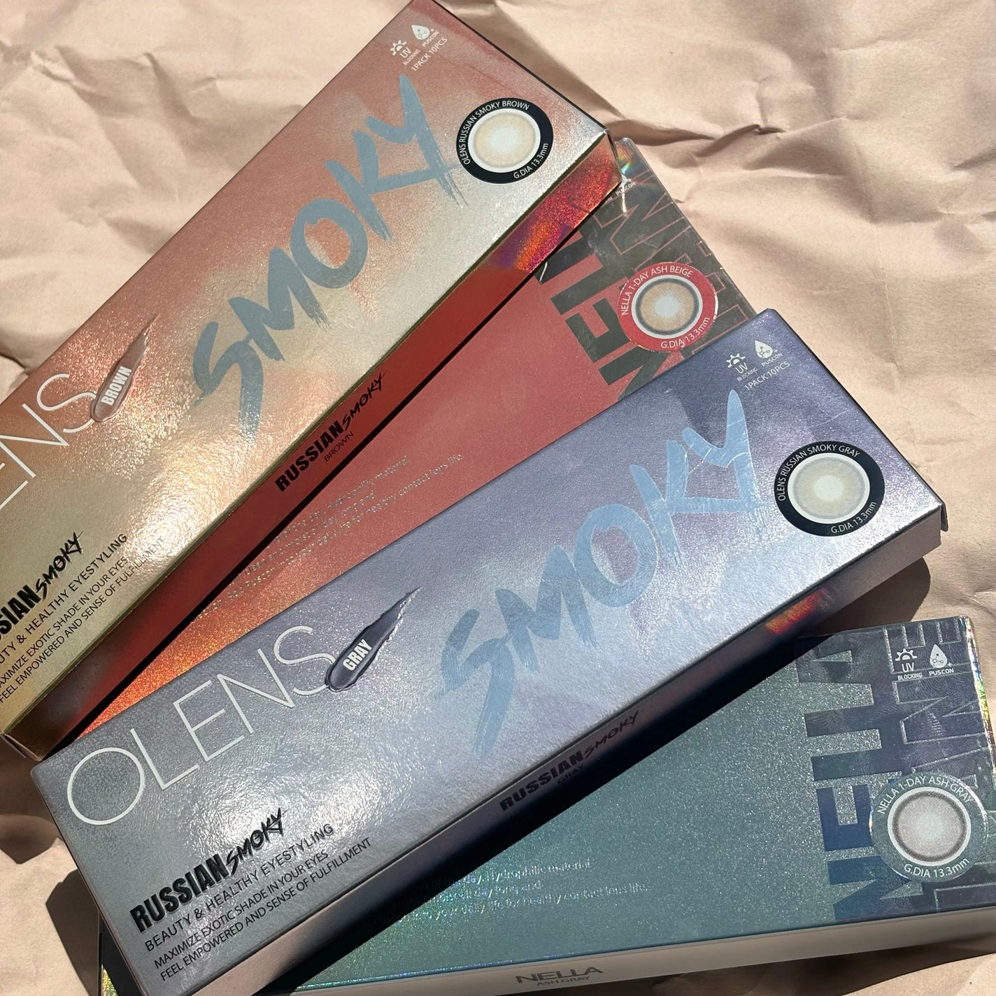 ロシアンスモーキー/OLENS/カラーコンタクトレンズを使ったクチコミ(4枚目)