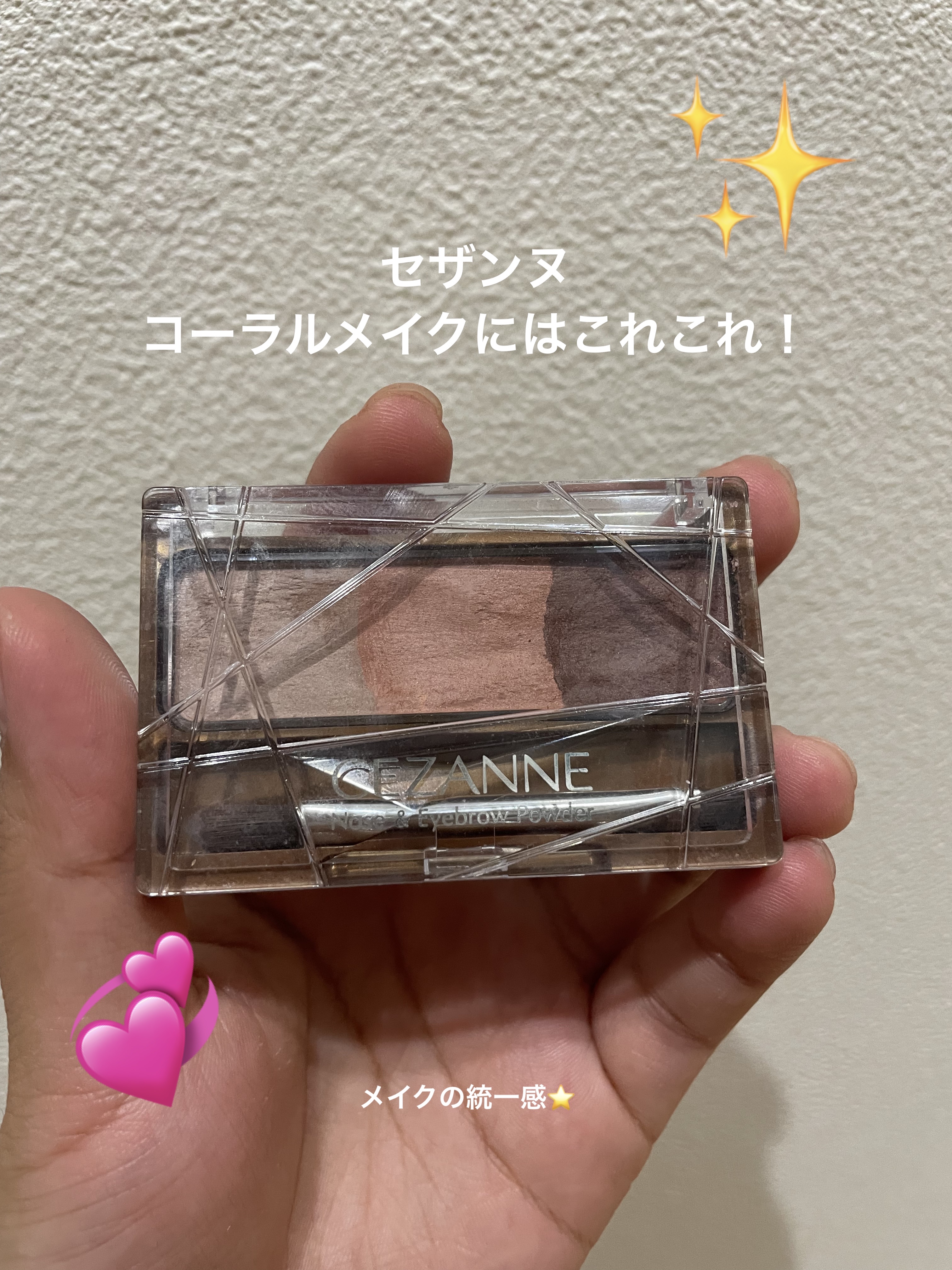 ノーズ＆アイブロウパウダー/CEZANNE/パウダーアイブロウを使ったクチコミ（1枚目）