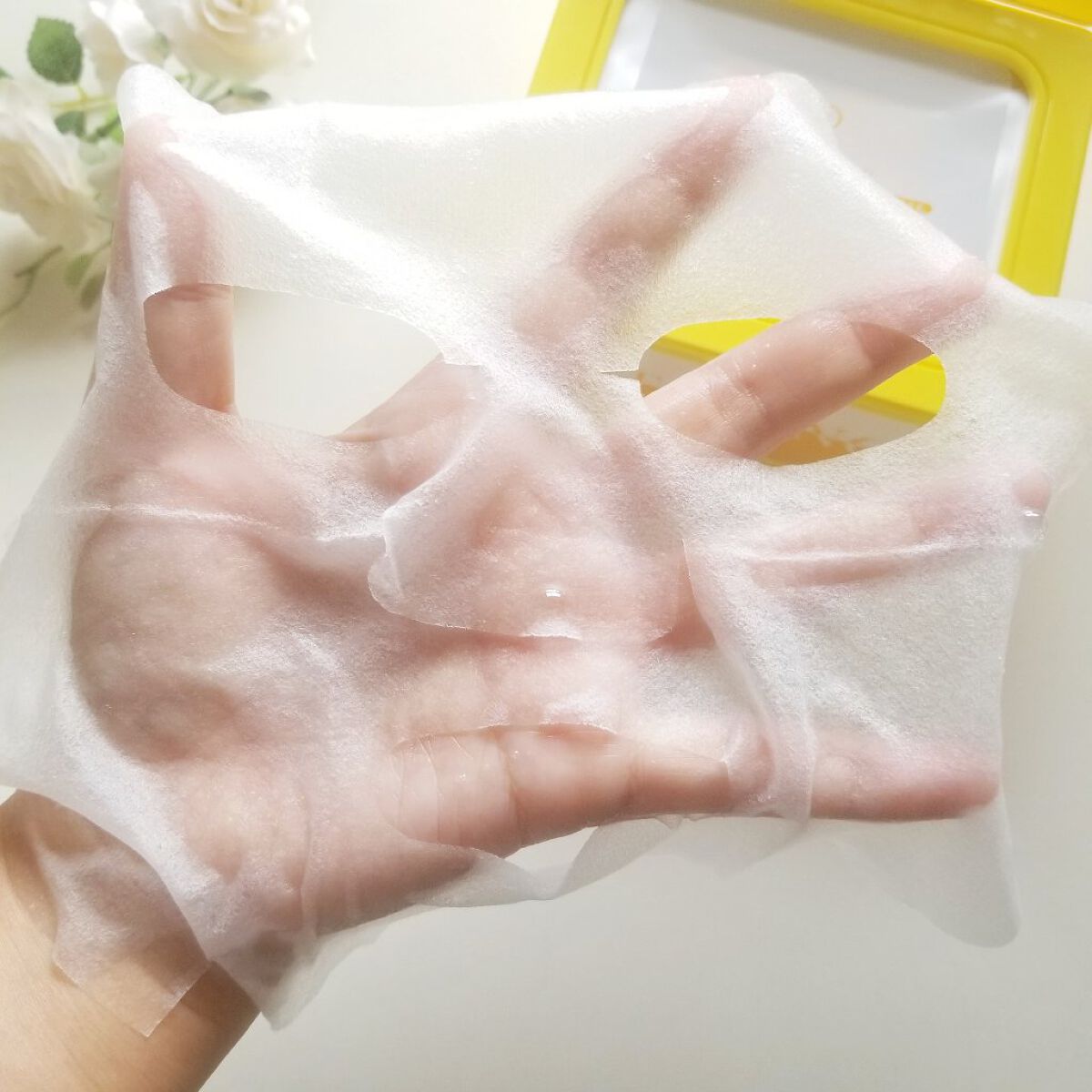 VITAMINC タイトスキンシートマスク/Grande Prossimo/シートマスク・パックを使ったクチコミ(4枚目)