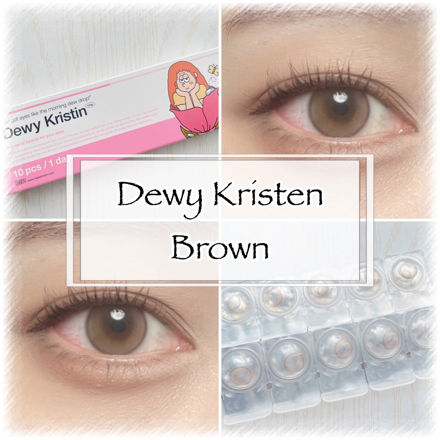 Dewy Kristin/Hapa kristin/カラーコンタクトレンズを使ったクチコミ(1枚目)
