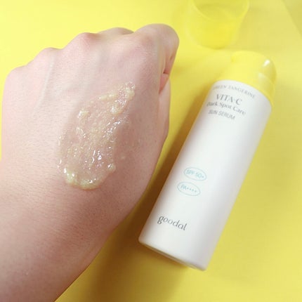 グーダルビタCダークスポットケアサンセラム/goodal/日焼け止めジェルを使ったクチコミ(5枚目)