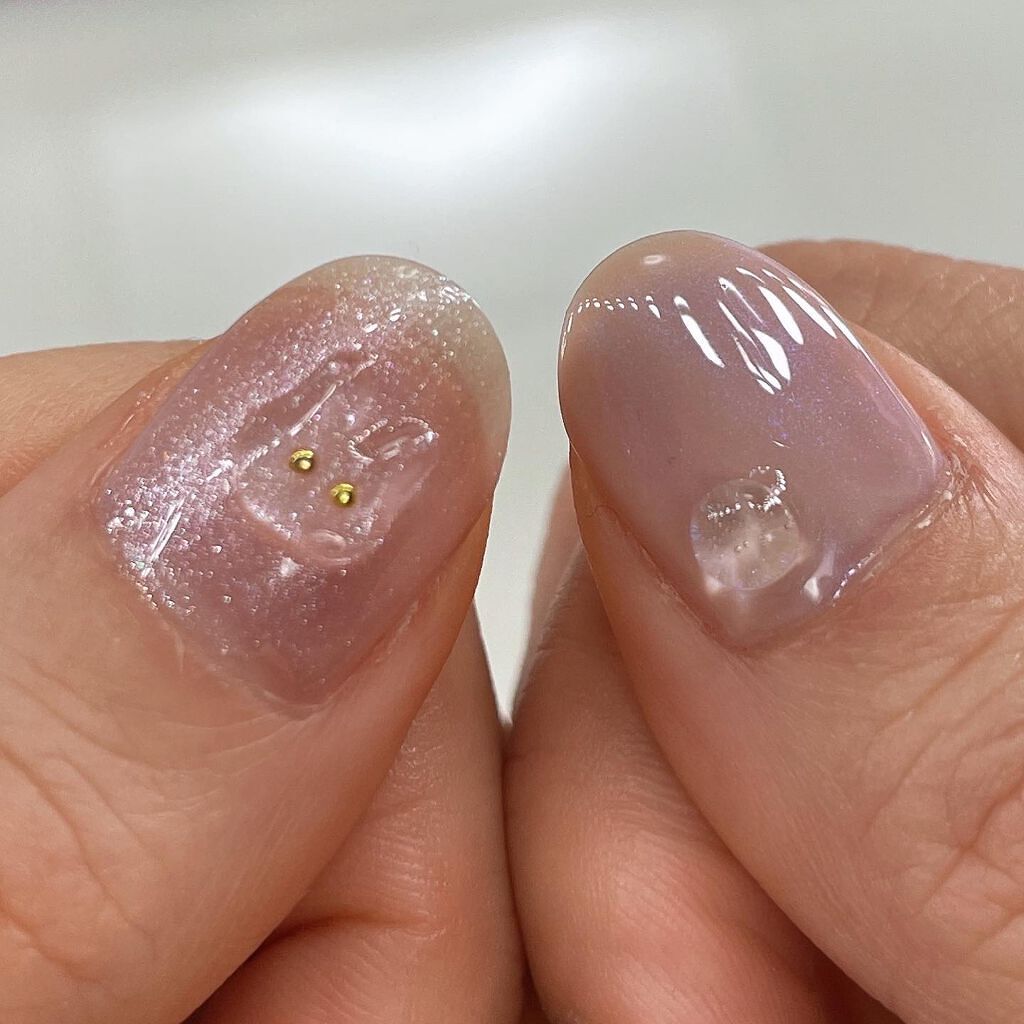 プレミアムノーワイプトップジェル/ネイル工房/ジェルネイルを使ったクチコミ(6枚目)