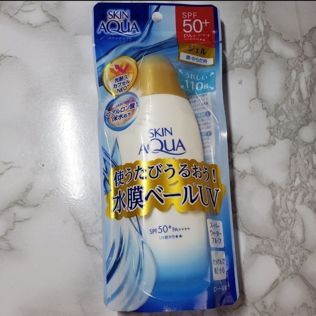 スキンアクア スーパーモイスチャージェル/スキンアクア/日焼け止めジェルを使ったクチコミ(1枚目)