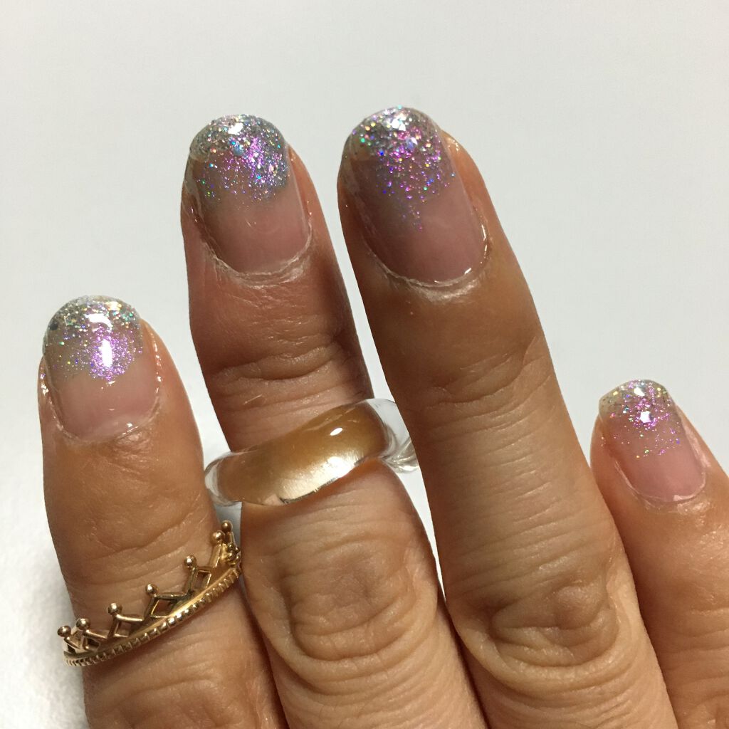 ジェルネイル(ライト対応)/セリア/ジェルネイルを使ったクチコミ(2枚目)