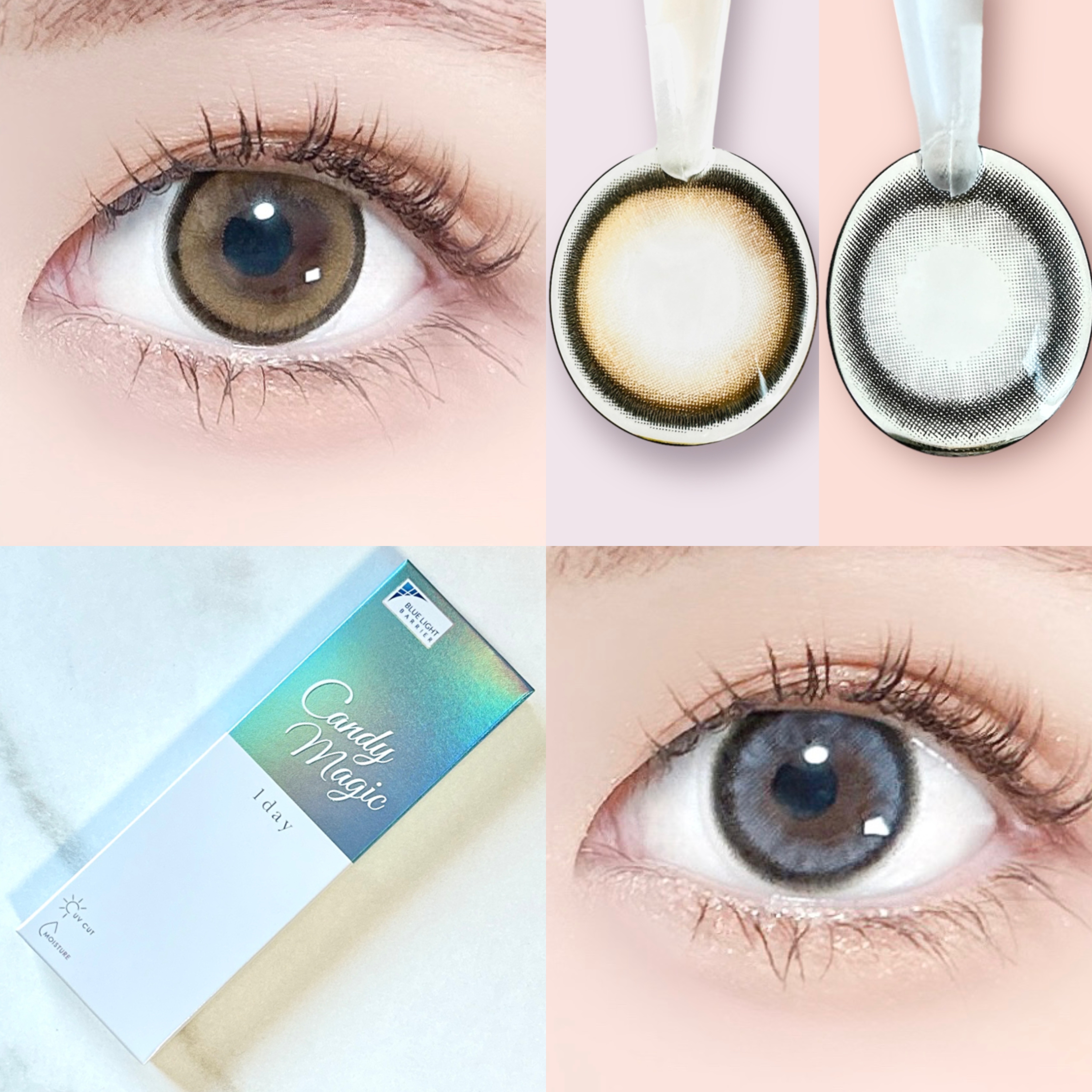 candymagic1day（キャンディーマジックワンデー） メロブラウン/candy magic/ワンデー（１DAY）カラコンを使ったクチコミ（1枚目）