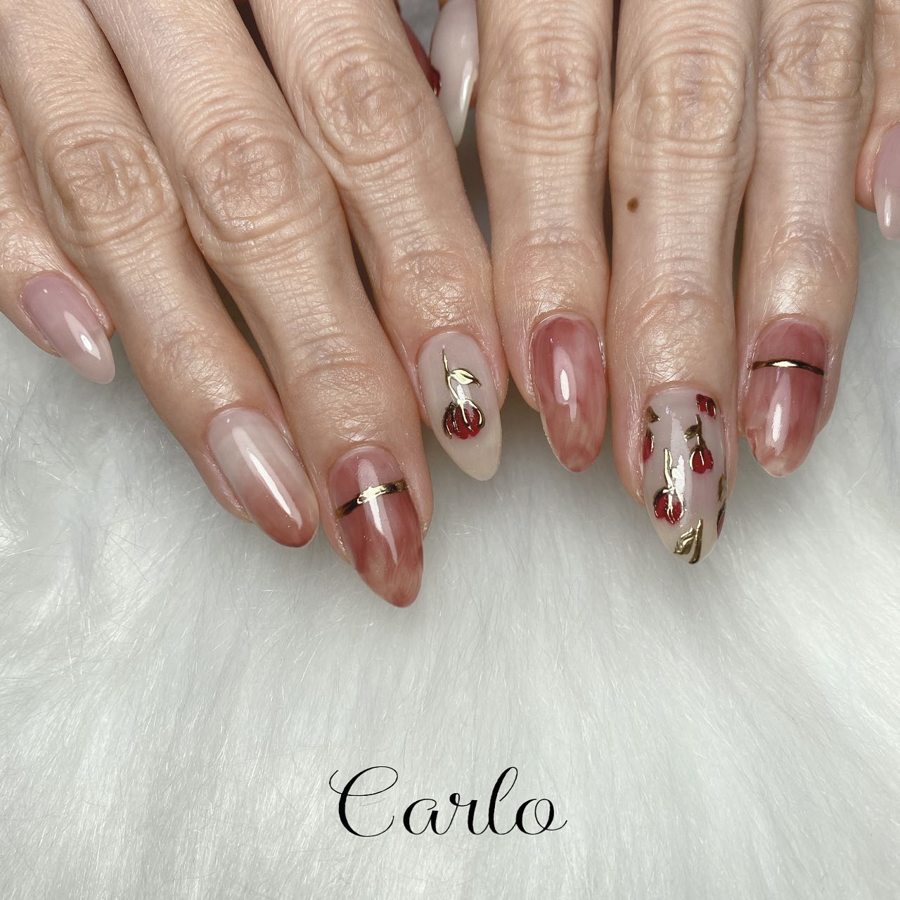 YUKA on LIPS 「【チューリップネイル】所沢市ネイルサロン|Carlo.春らしい..」(1枚目)