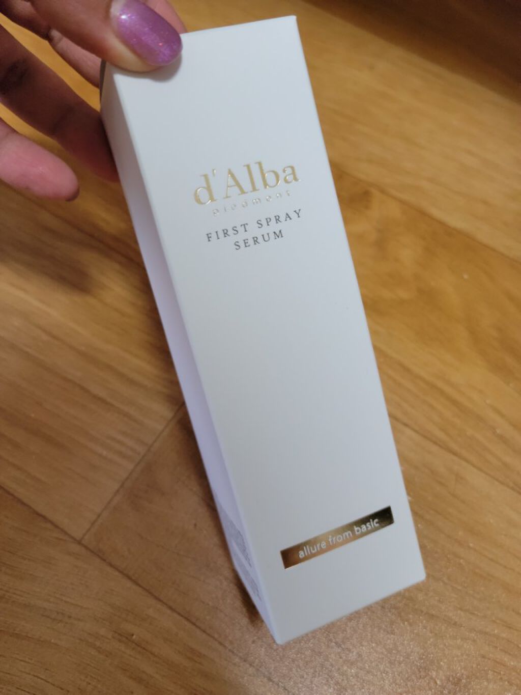 ダルバ ホワイトトリュフファーストスプレーセラム/ダルバ/ミスト状化粧水を使ったクチコミ（2枚目）