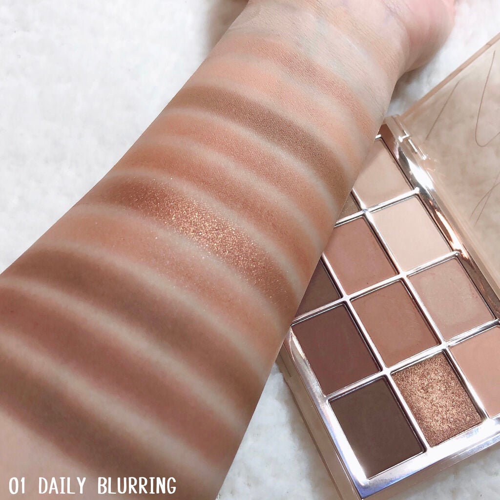 ソフトブラーリングアイパレット/wakemake/アイシャドウパレットを使ったクチコミ(5枚目)