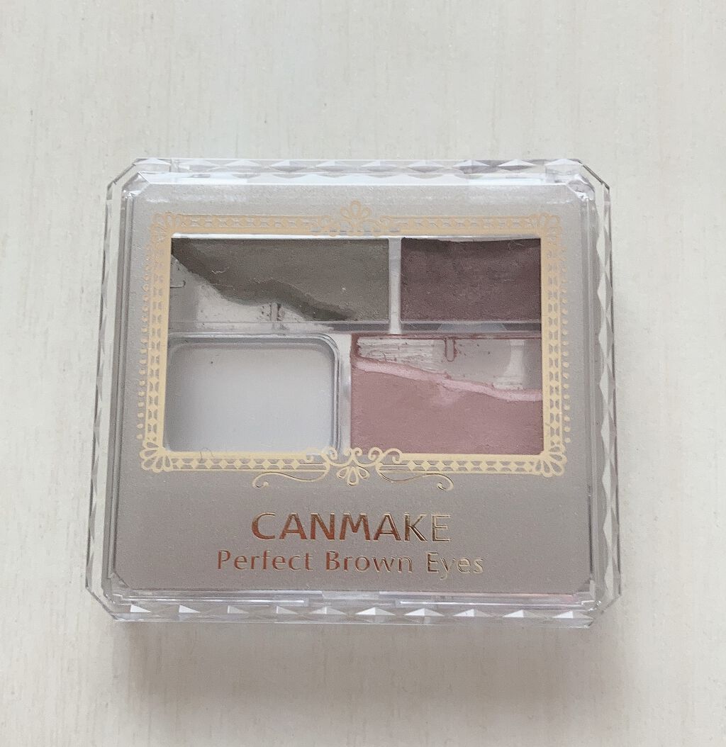 パーフェクトブラウンアイズ 06 アンティークカーキ/キャンメイク/ジェル・クリームアイシャドウを使ったクチコミ（1枚目）