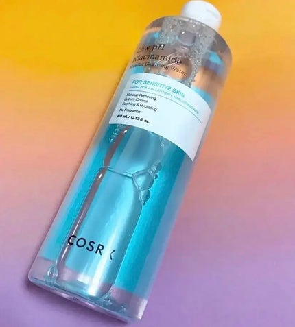 弱酸性 ナイアシンアミド ミセラークレンジングウォーター/COSRX/クレンジングウォーターを使ったクチコミ(1枚目)