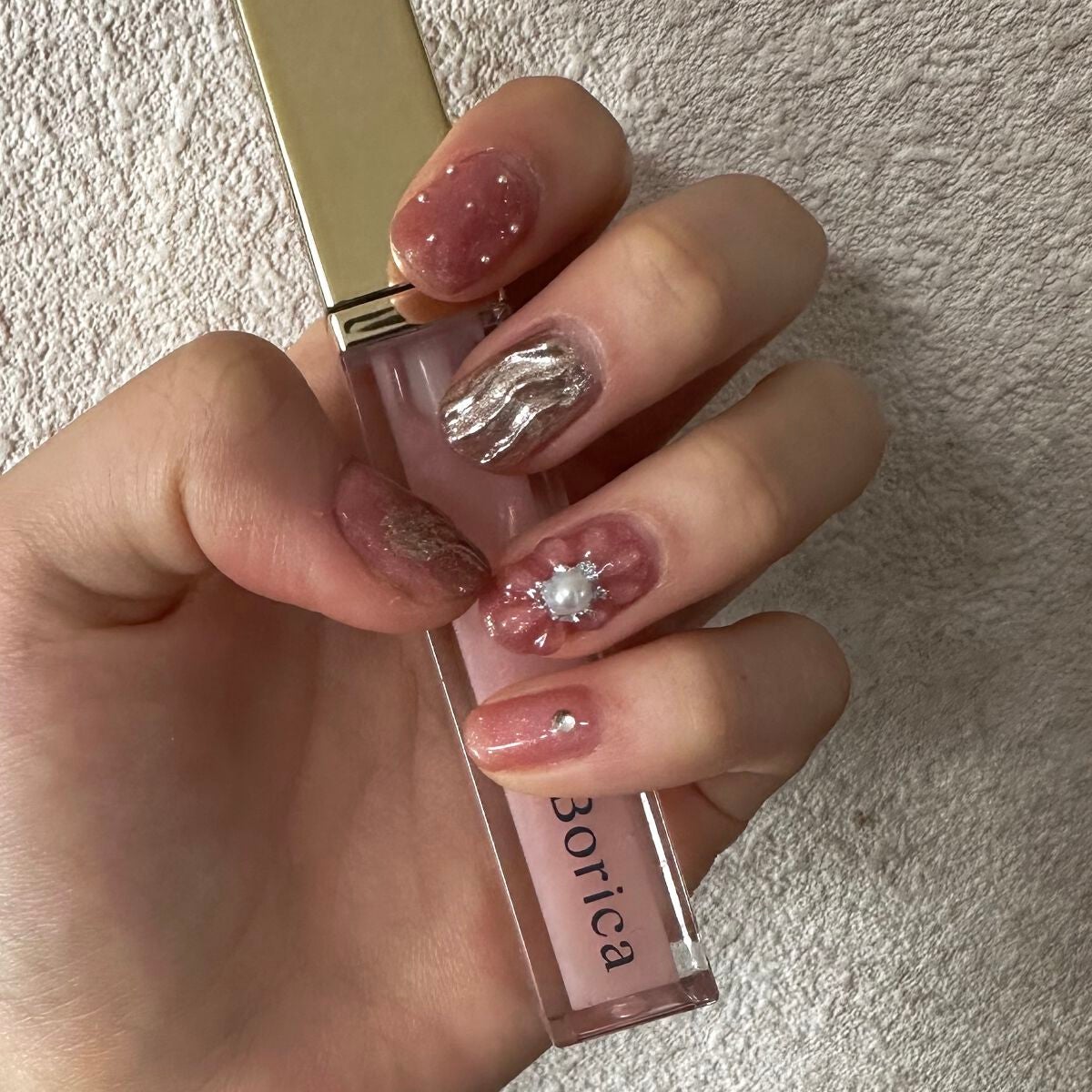 ネイルホイル/セリア/ネイルシールを使ったクチコミ(1枚目)