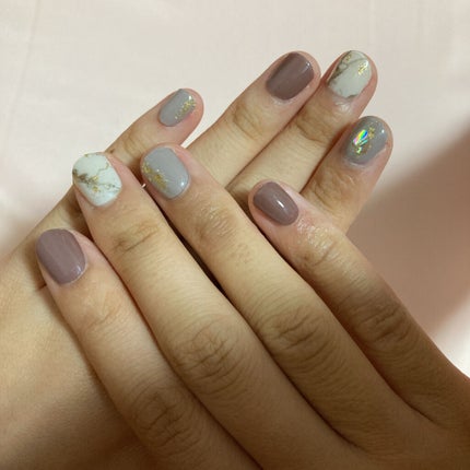 セミキュアジェルネイル(ハンド)/ohora/ネイルシールを使ったクチコミ(3枚目)