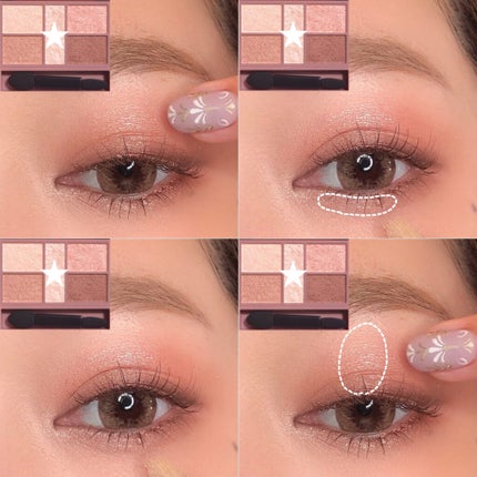 パーフェクトスタイリストアイズ/キャンメイク/アイシャドウパレットを使ったクチコミ(7枚目)