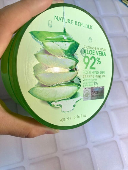 マイルド&モイスチャーアロエジェル/ネイチャーリパブリック/ボディローションを使ったクチコミ(3枚目)