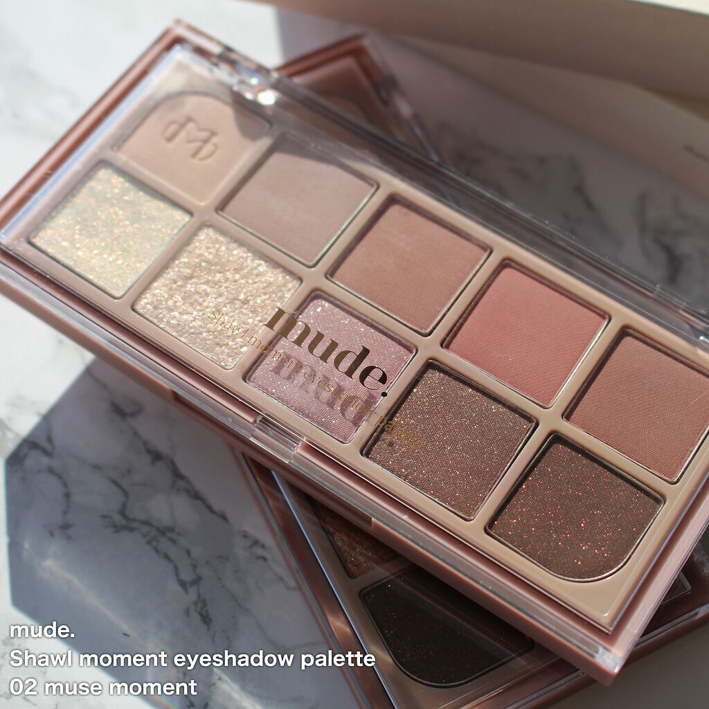 MDショールモーメント アイシャドウパレット/mude/アイシャドウパレットを使ったクチコミ(1枚目)