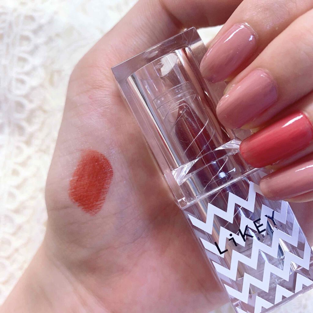 スムースフィットリップスティック 04 エブリタイム/LiKEY BEAUTY/口紅を使ったクチコミ（2枚目）