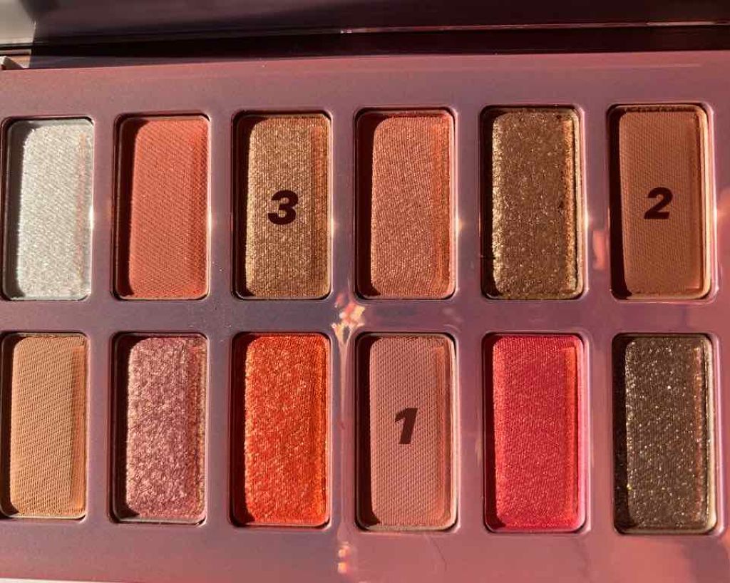 バレンタインボックス2 ピーチパレット/VAVI MELLO/アイシャドウパレットを使ったクチコミ(2枚目)