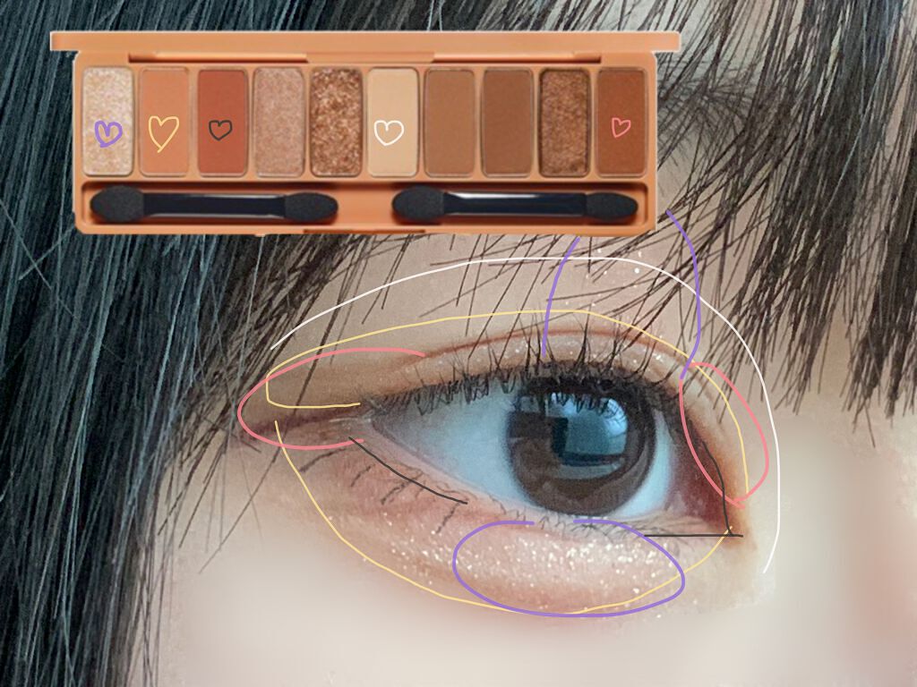 プレイカラー アイシャドウ/ETUDE/アイシャドウパレットを使ったクチコミ（2枚目）